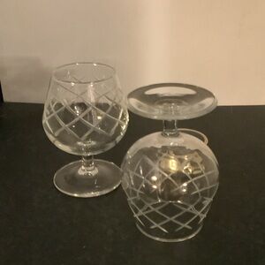Elegant Crystal Glass Set